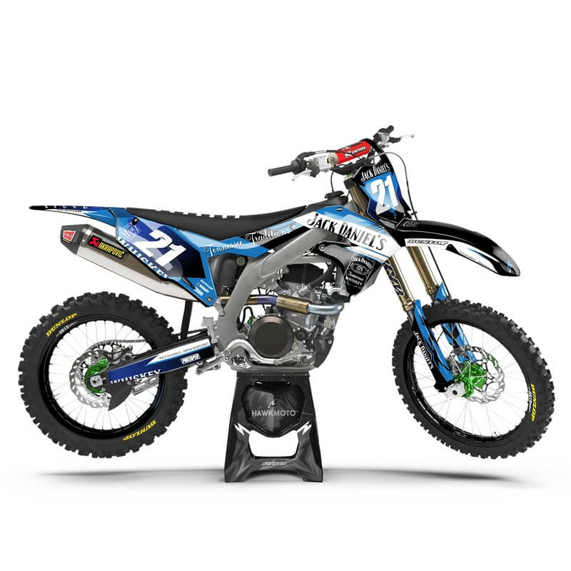 Kawasaki MX Motocross Graphics Kit &#8211; Aoto Blue