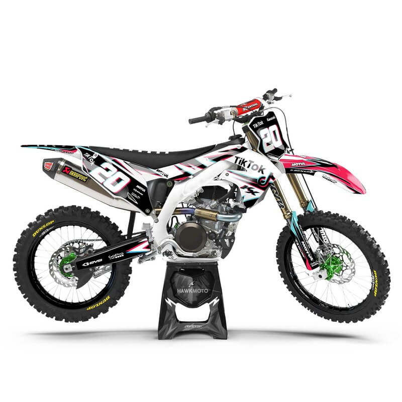 Kawasaki MX Motocross Graphics Kit &#8211; Daichi-white